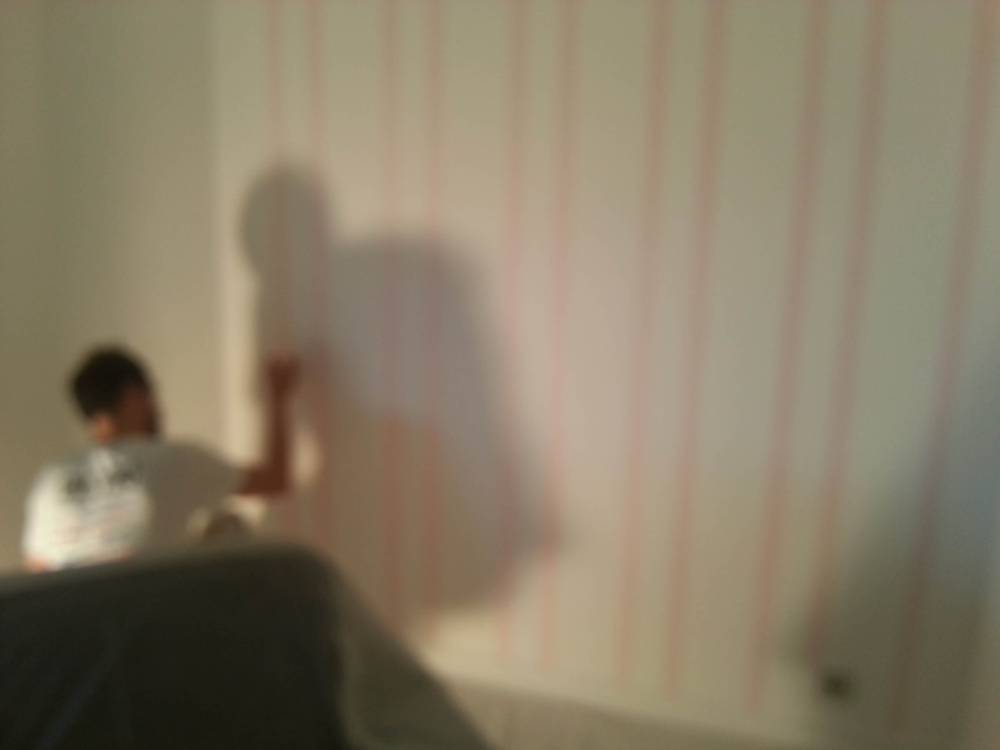 Orlando père et fils peinture décors dune chambre a Cagnes sur Mer (1)