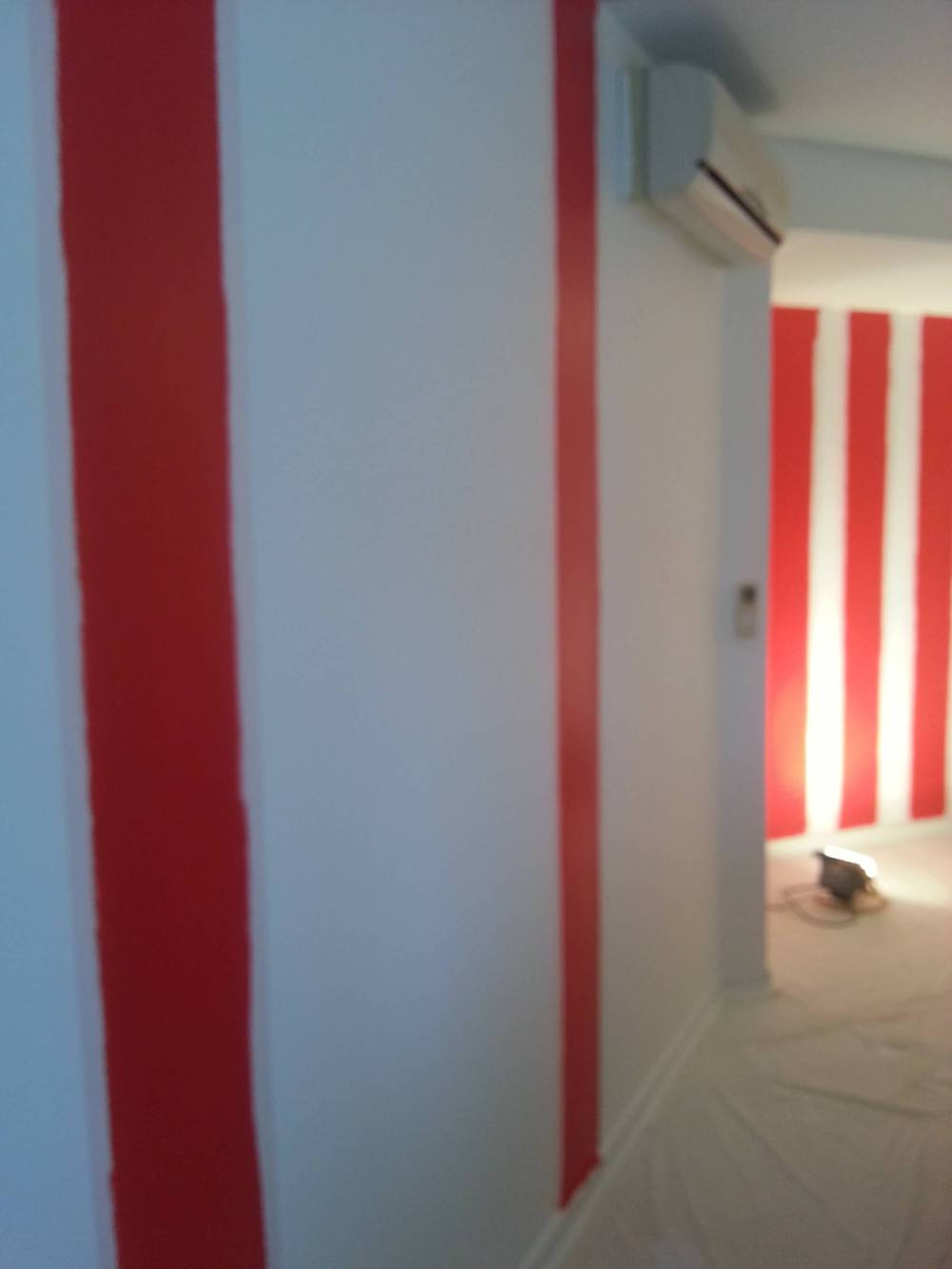 Orlando père et fils peinture décors dune chambre a Cagnes sur Mer (7)