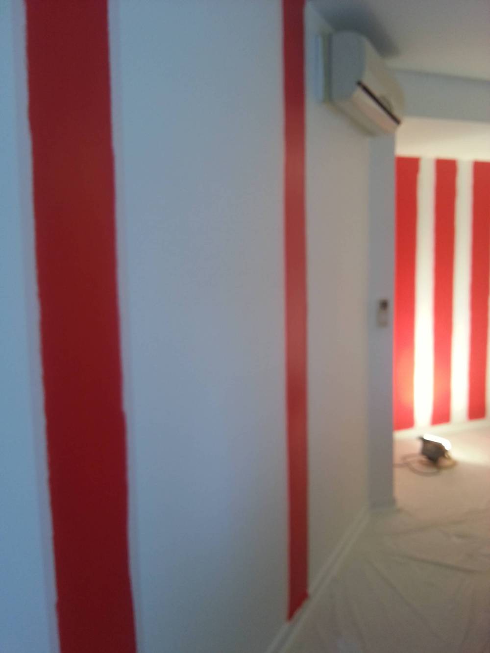 Orlando père et fils peinture décors dune chambre a Cagnes sur Mer (8)